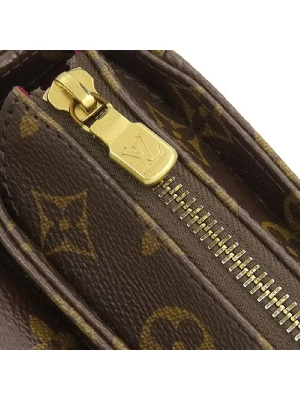 Louis Vuitton Shoulder Bag Viva Cite GM Monogram Canvas Gold Brown